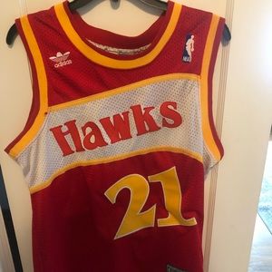 Adidas Atlanta Hawks Hardwood Classic  Dominique Wilkins Jersey Sz M